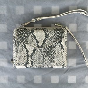 Francesca’s Faux Snakeskin Handbag